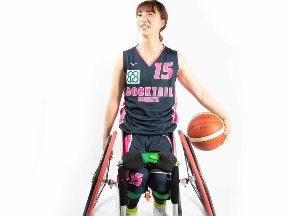 網本麻里選手(車椅子バスケットボール)